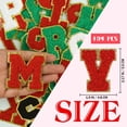 thumbnail image 2 of Parche de Letras Chenille Morcheiong 104 piezas para Navidad, 2 of 6