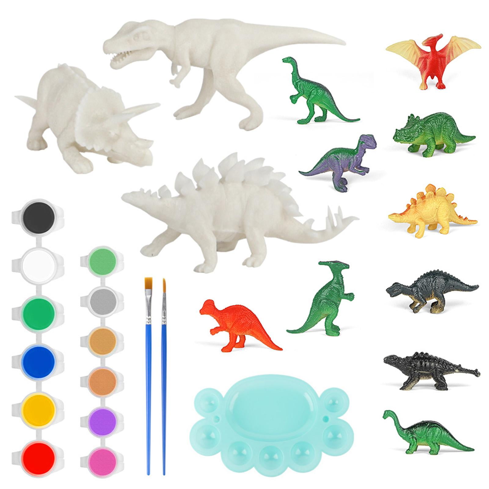 AIHOME Kids Dinosaur Painting Kit, DIY Dinosaurs Toys Art and Craft Supplies Set 3D Painting