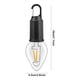 thumbnail image 2 of Luz de camping portátil con gancho 400 mAh luces de tienda colgantes impermeables 3 modos, 2 of 9