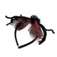 thumbnail image 4 of Accesorios Únicos 1 Pc Diadema de Patrón de Telaraña para Halloween 4.72" Diámetro Negro Rojo, 4 of 6