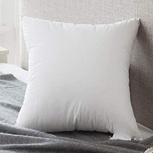 Coop Home Goods 18x18 Indoor Throw Pillows Inserts With Cross-cut Memory  Foam And Microfiber Fill- Certipur-us Certified, White Square (pack Of 2) :  Target