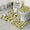 Yellow Sunflower Seed, variant on Black Leopard Sunflower Pattern Bathroom Rugs Sets 3 Piece,Toilet Cover Set,Absorbent Non Slip Bathroom Mats Sets with U-Shaped Contour Rug Toilet Rug Set
