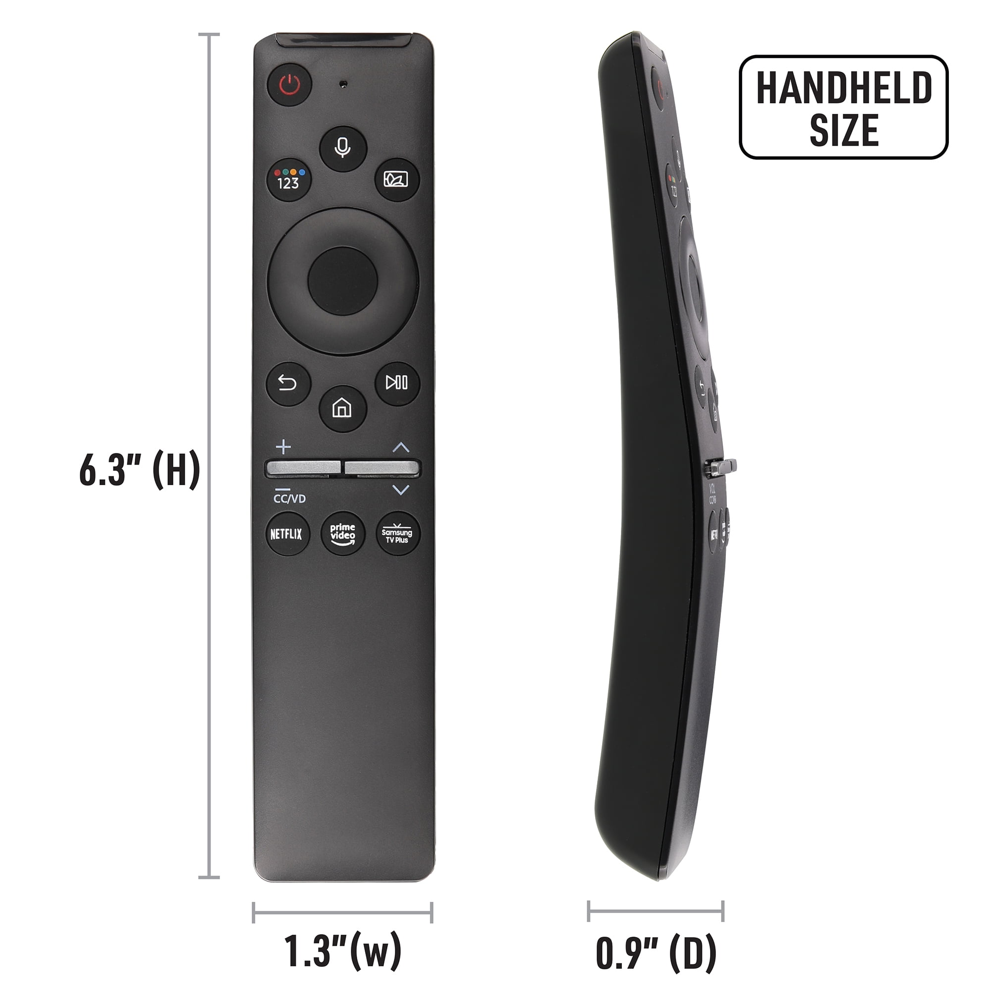 Universal Samsung Replacement Bluetooth Voice Controlled Television Remote, Netflix, Prime Video, Sound -