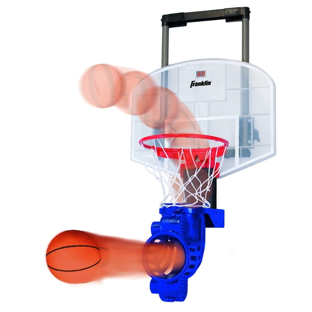 Franklin Sports Shoot Again Over The Door Mini Basketball Hoop With Rebounder And Automatic Ball Return Walmart Com Walmart Com