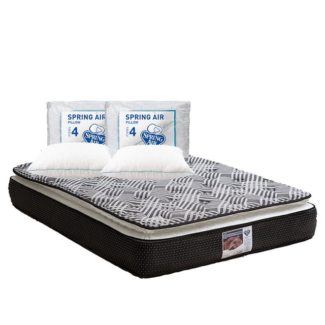 Colchón Matrimonial Omega Spring Air + 2 Almohadas