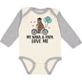thumbnail image 3 of Inktastic My Nana Papa Love Me Grandchild Boys Long Sleeve Baby Bodysuit, 3 of 5