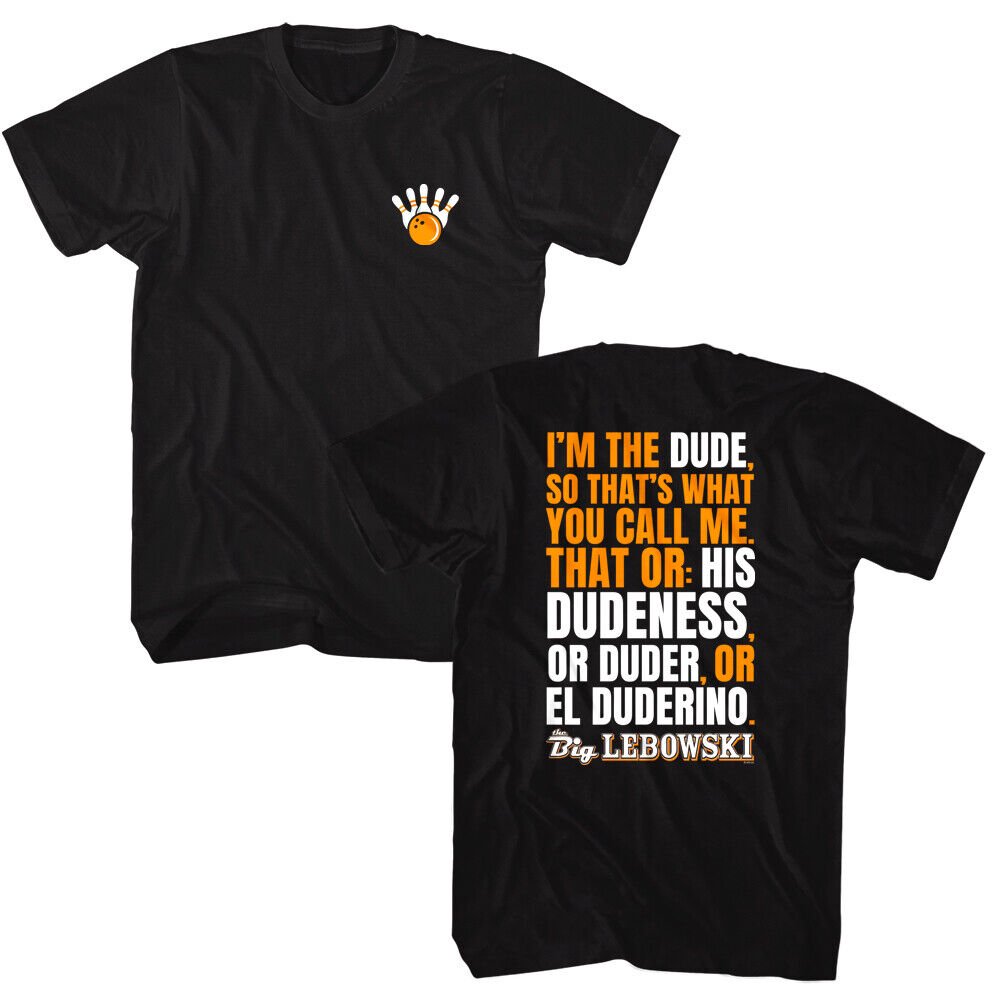 Big Lebowski Call Me The Dude Men's T Shirt - Walmart.com