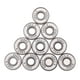 thumbnail image 2 of 10 Piezas Ruedas Rodillos Mini Macarena Rodamientos de bolas ABEC-9 608RS 8.5 x 21.5 x 7 mm Blanco, 2 of 8