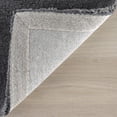 thumbnail image 5 of Rugs USA Gaia New Zealand Wool Shag Area Rug, 8' 6" x 11' 6", Gaia Dark Grey, 5 of 9