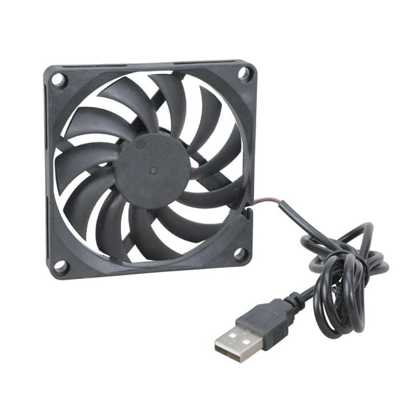 Powerful 13CFM 80mm 80x80x10mm Brushless USB Cooling Fan For PC CPU Cabinet Temperature Control Electronic