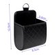 thumbnail image 2 of Bolsa organizadora para rejilla de ventilación de coche, soporte para gafas de sol, soporte para teléfono, monedero, llavero y tarjetero con gancho, 2 of 7