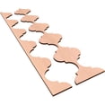 thumbnail image 6 of Ekena Millwork 47"H x 3/8"T Marrakesh Adjustable Wood Decorative Slat Wall Panel Kit, Alder (contains 11 Slats + 1 Straight Edge Starter Slat), 6 of 16