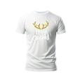 thumbnail image 2 of Playera Con Estampado De Merry Christmas Con Cuernos De Reno Color Blanco Talla Grande Marca Emil SaEs, 2 of 4
