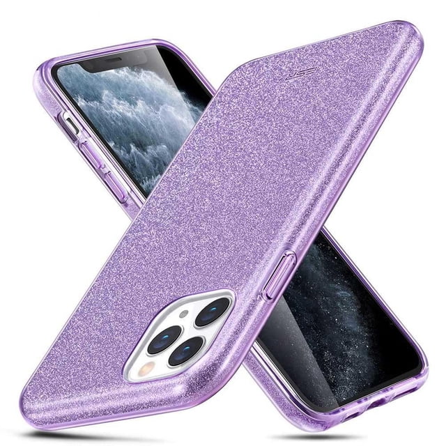 Funda ESR Glitter para iPhone 11 PRO Lila Brillos Glitter