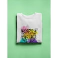 thumbnail image 3 of Colored Leopard Sweatshirt Women -Image by Shutterstock, Female Small, 3 of 4