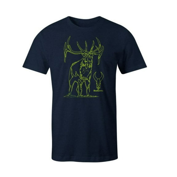 Badlands Line Elk Tee 60/40 Cotton/Poly Blend
