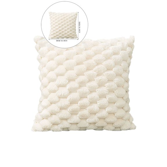 WNFJR Throw Pillow Covers, 20x20 Inch Super Soft Boho Pillow Covers Decorative Textured Throw Pillowcases Modern Farmhouse Home Decor for Sofa Bedroom