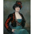thumbnail image 2 of Ramón Casas 20x24 Black Ornate Framed Double Matted Museum Art Print Titled: Julia (C. 1915), 2 of 5