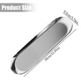 thumbnail image 3 of Oval Rose Gold Extra Large Tray 30x9.5cm, Stainless Serving Tray Towel Storage Dish Plate Tea Trays Jewelry Plate Decorative Storage Tray, by TINGXIN, 3 of 6