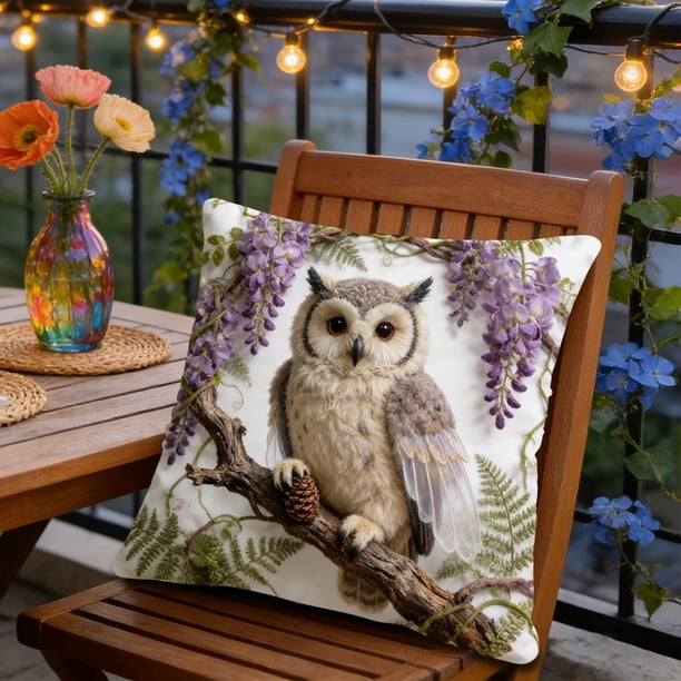 CaiYueKe Decorative Throw Pillow Cover Cute Embroidery 3D Effect Sofa Bedroom Living Room Home Decor Accent Pillowcase Soft Short Lint Cozy Pillow Cushion Cover Decorative Pillow