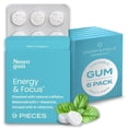 thumbnail image 1 of Goma de mascar con cafeína NeuroGum Energy con L-teanina y vitamina B12 y B6, 1 of 8