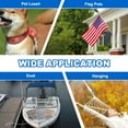 thumbnail image 7 of Uxcell Swivel Eye Bolt Snap Hooks Heavy Duty Single Ended Flag Clips Load for Flag Pole Pet Leash Leather Craft 2.76x0.63", 7 of 7