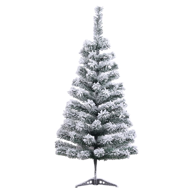 E Flocked Christmas Tree Artificial Pine Tree For Home Holiday Decor Modern Design Festive Atmosphere Family Gathering Living Room Decoration