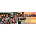 thumbnail image 2 of May 32x13 White Modern Wood Framed Museum Art Print Titled - Brooklyn Cafe, 2 of 4
