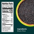 thumbnail image 3 of RiceSelect Black Rice, Gluten Free, 22 oz Jar, 3 of 14