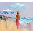 thumbnail image 2 of Groenhart, Jan 22x20 White Modern Wood Framed Museum Art Print Titled - Beach, 2 of 4