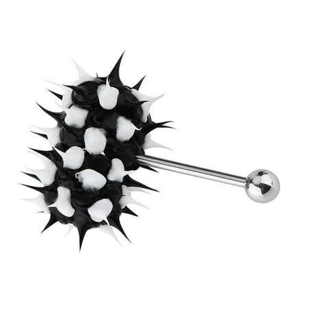 Tongue Ring,Piercing Ring,HURRISE 3Types Vibrating Tongue Ring Stud Barbell Stainless Steel Body Piercing