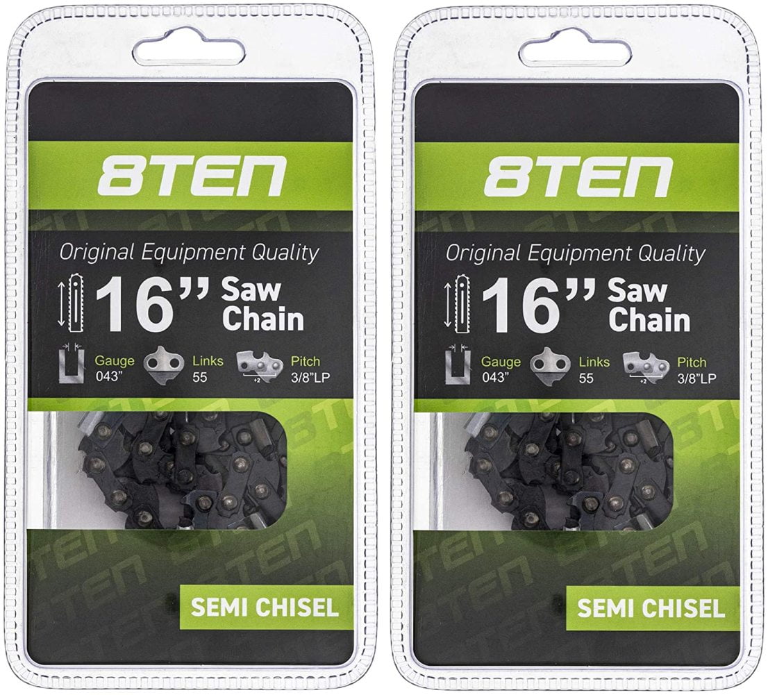 2 2-Pack for STIHL MS171 MS181 MS190T MS200 MS211  90PX055G 16" OREGON Chains 