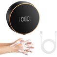 thumbnail image 1 of Wall Mounted Automatic Soap Dispenser, Electric Soap Proposal Machine, Rechargeable with Temperature Display, Suitable for Kids and Adults (Black), 1 of 5