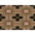 thumbnail image 1 of Ahgly Company Tapis Rectangulaire Lavable en Machine Intérieur Transitionnel Bronze Brun, 2 Pieds x 5 Pieds, 1 of 7