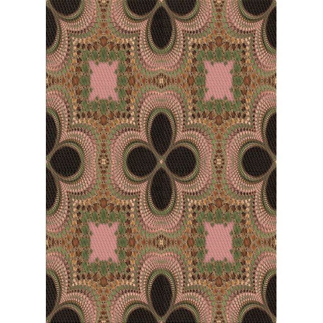 Ahgly Company Tapis Rectangulaire Lavable en Machine Intérieur Transitionnel Bronze Brun, 2 Pieds x 5 Pieds