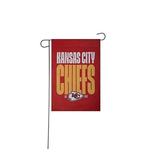 Bandera de jardín FOCO, logotipo del equipo de la NFL de los Kansas City Chiefs