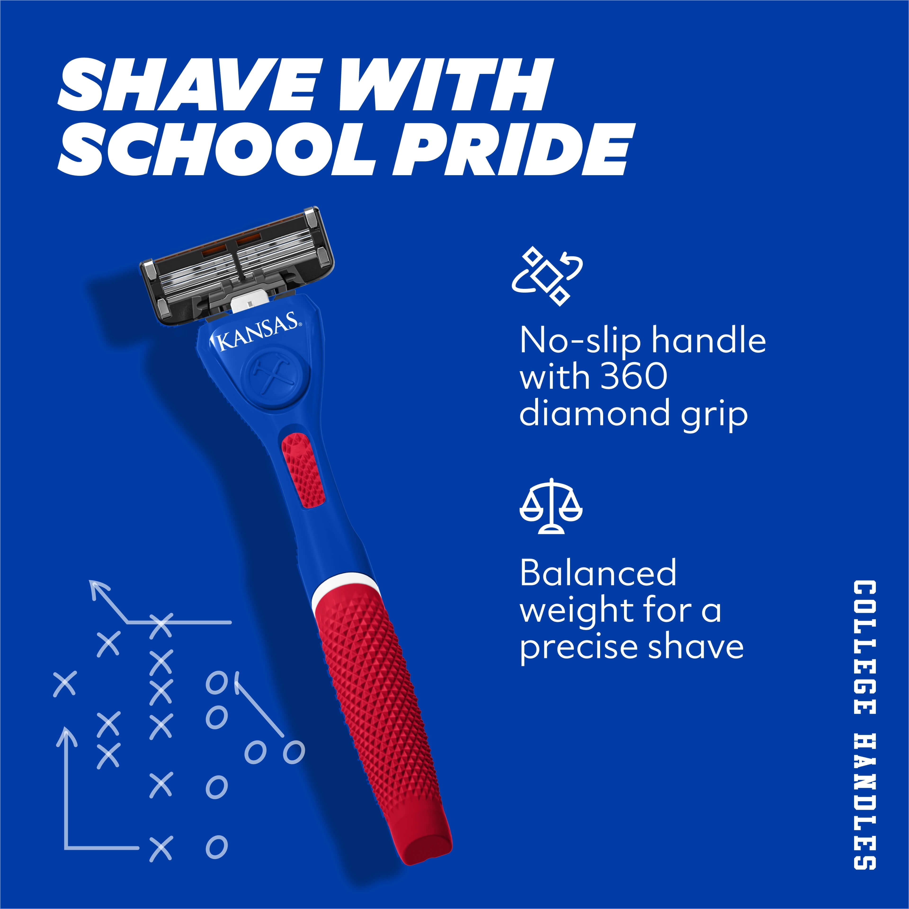 Dollar Shave Club Kansas 6-Blade Razor Starter Set With Limited-Edition Handle