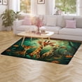 thumbnail image 4 of Cartoon Giraffe Forest Carpet Style Living Room Bedroom Rug Modern 3d Entry Door Mats Household, 4 of 8