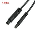 thumbnail image 6 of Unique Bargains 2 Pcs 4 Pin 13.12ft 400cm Backup Camera Extension Cable Dash Camera Cord Wires Car Rear View Camera, 6 of 6