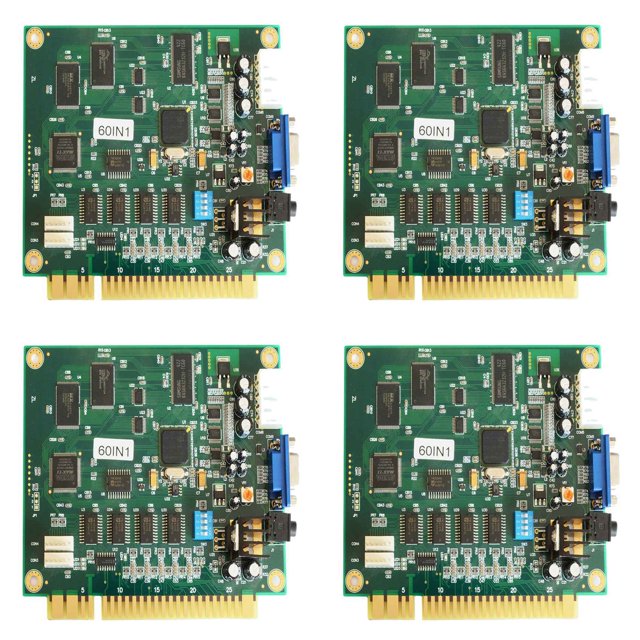 4X 60 en 1 Jamma Arcade Classics Tablero de Juego para Cocktail Arcade Machine UP Right Arcade Machine Donkey