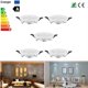 thumbnail image 4 of Lámpara De Techo Downlight Ultrafina Blanca 3W/5W/7W 85-265V Cálido/Frío Minnieouse HA024426-03, 4 of 7