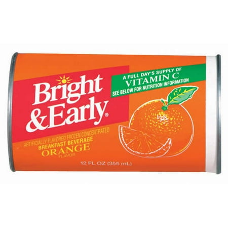 Bright & Early: Orange Frozen Concentrate Breakfast Beverage, 12 Oz