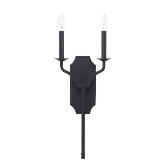 2 Light Wall Sconce In Industrial Style 9.75 High By 22 Wide Capital Lighting 619821Bi