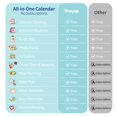 thumbnail image 2 of Calendario digital Trayoo de pared con pantalla táctil de 15,6", 2 of 9