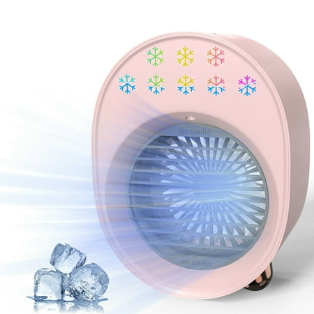 

SAYFUT Portable Mini Air Conditioner Desktop Fan Space Cooler Humidifier Purifier USB