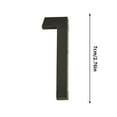thumbnail image 2 of Fiudx Placas de Matrícula Acrílicas, Elegante Decoración En Negro, Arte de Pared Duradero de 7 Cm, Fácil Aplicación de Adhesivo, Personalización para Oficina En Casa, Toque Moderno y Sofisticado., 2 of 2