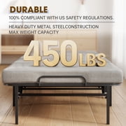 DRNANLIT Folding Bed with Mattress, 75 x 38 Twin Size Folded Bed, 6cm Thick, Foldable Twin Bed for Adults, Portable Roll Away Guest Beds