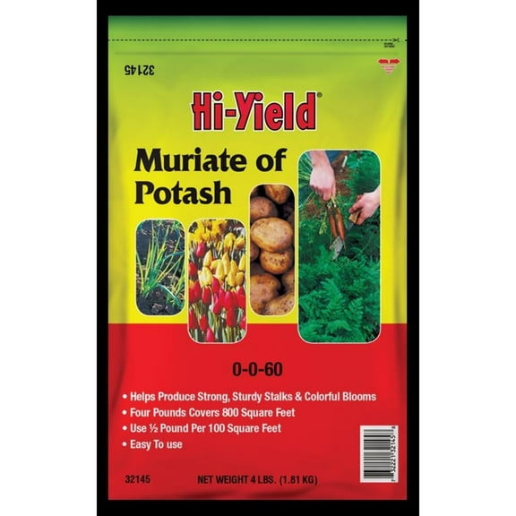 Hi-Yield (32145) Muriate of Potash 0-0-60 (4 lbs.)