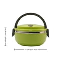 thumbnail image 2 of Insulated Vacuum Food Jar with Buckle Lid,Wide Mouth Soup Container for Hot Food,Leakproof Stainless Steel Lunch Container,Portable Storage Bowl For Workers Daily Meal Prep,5.9x3.54 inch, 2 of 2