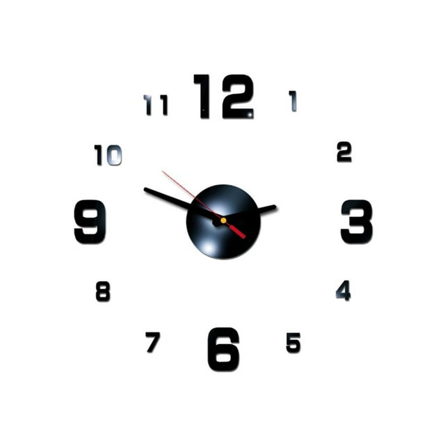 Reloj de pared acrílico 3D: diseño DIY, movimiento silencioso, 40 cm de diámetro, para salones, dormitorios y regalos